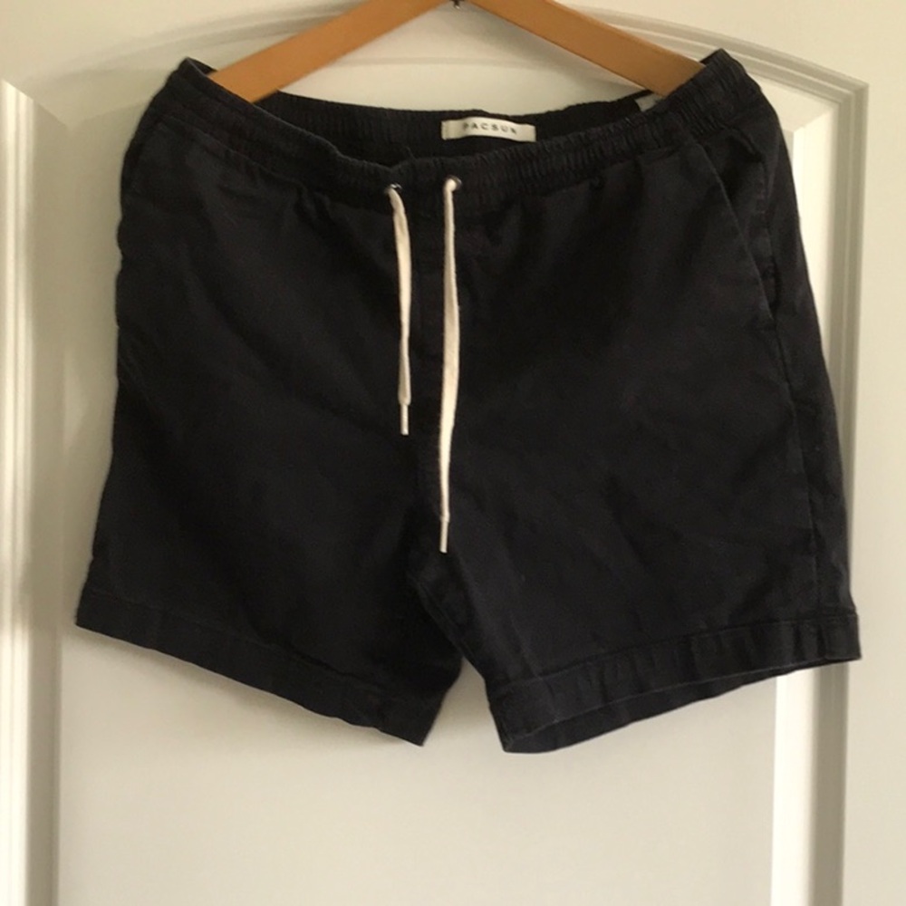 Men’s black shorts